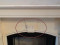 Note the decorative keystone on 36" versions of this stone mantel