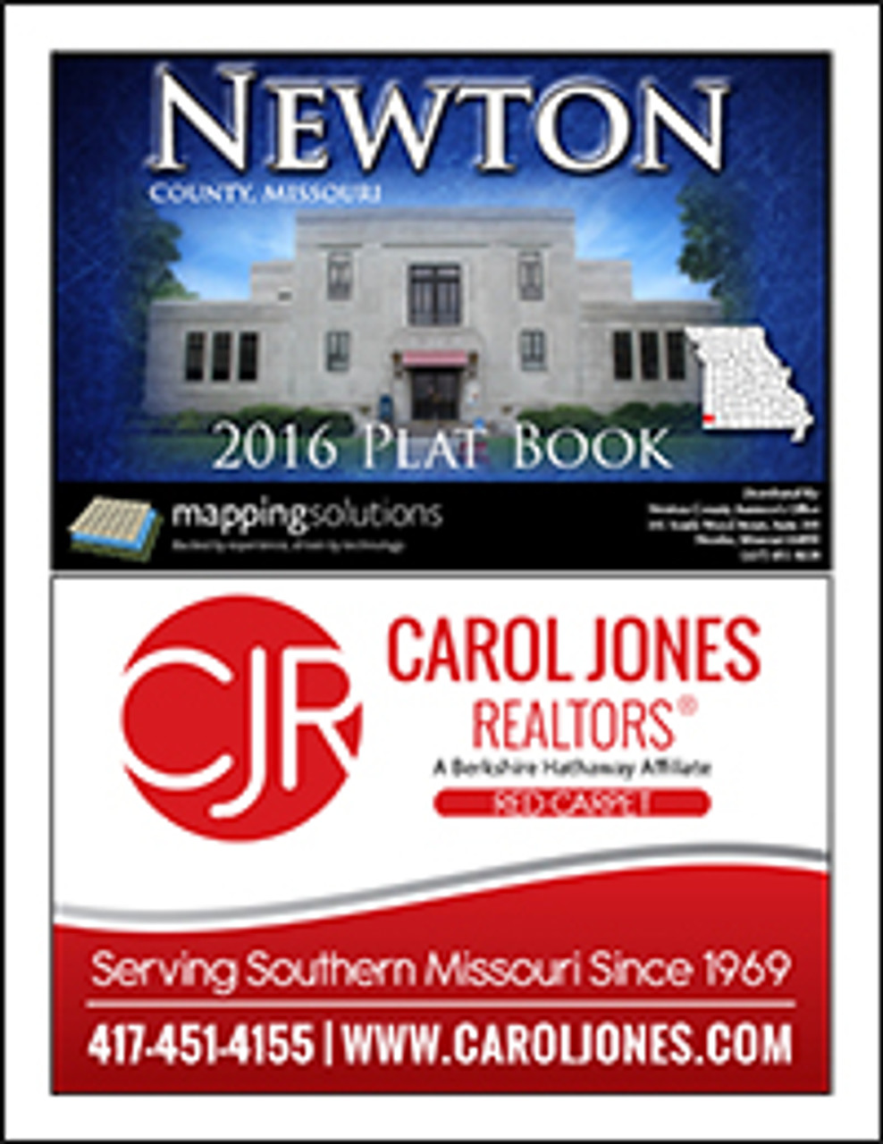 Newton County Missouri 2016 Plat Book Newton County Plat Map Plat Book Gis Parcel Data 2745