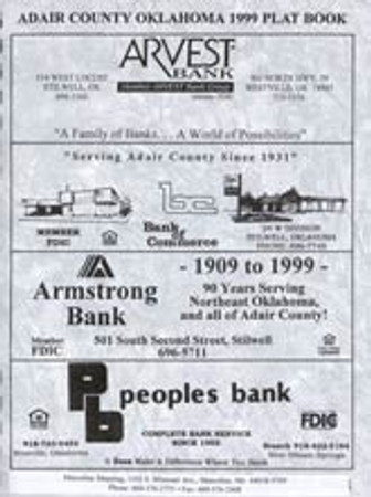 Adair County Oklahoma 1999 Plat Book Adair County Oklahoma 1999 Plat Book