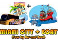 Miami City Tour + Miami Boat Tour Combo