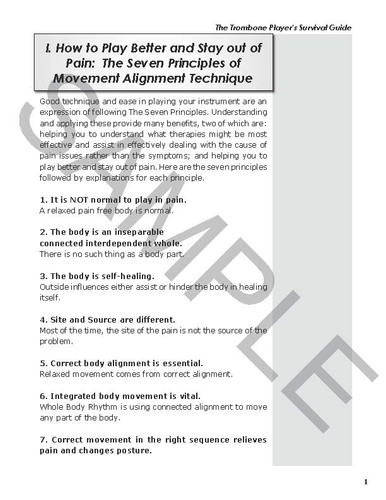 Trombone Player's Survival Guide