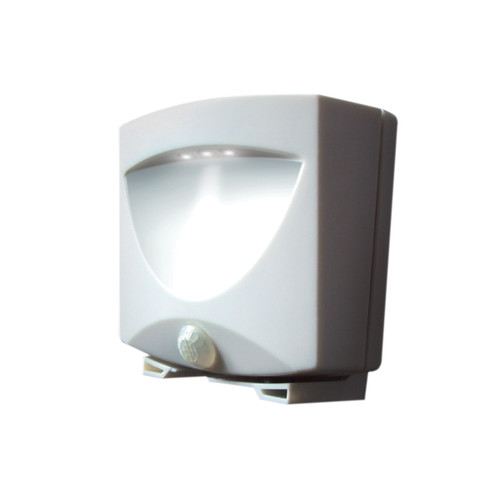 battery powered motion activated outdoor night light in white battery powered motion activated outdoor night light in white
