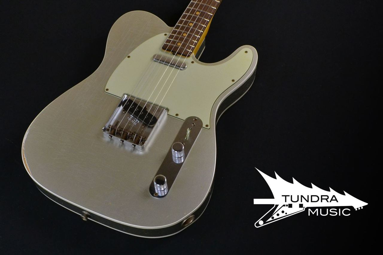 Fender Custom Shop 1960 Telecaster Custom Relic Inca Silver 847