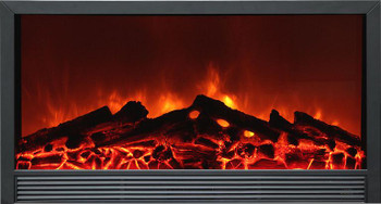 The S14W 58" Electric Fireplace features electric 'flame' technology for realism. This fireplace also features an fan assisted space heater (5,000 Btu's at High and 2,500 Btu's at Low) and a multi-function hand-held infrared remote control. Insert this fireplace into a cabinet, a cabinet-style mantel or into the wall.