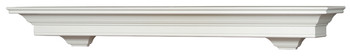 Lynchburg shelf has decorative corbels attached.