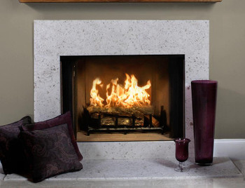 Madeira cream river washed Limestone for your fireplace surround facing