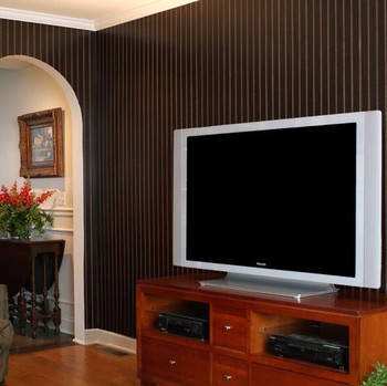 Black Hills dark beaded plywood paneling