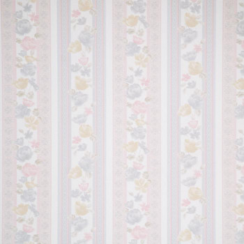 Spring Flowers paneling, with floral and striped theme
