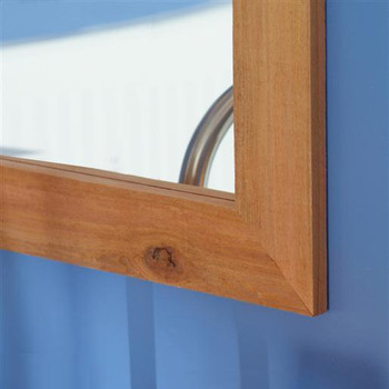 Cabin Mirror Frame - Western Red Cedar - Rustic Luxe rough finish