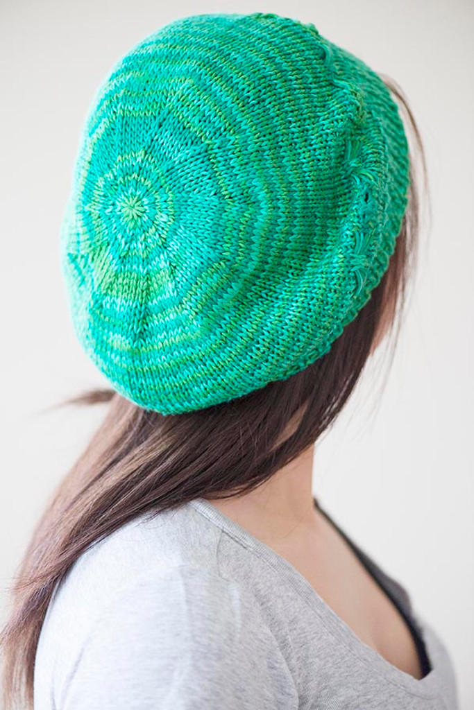 Free Band of Butterflies Knitted Beret Pattern - Expression Fiber Arts, Inc.