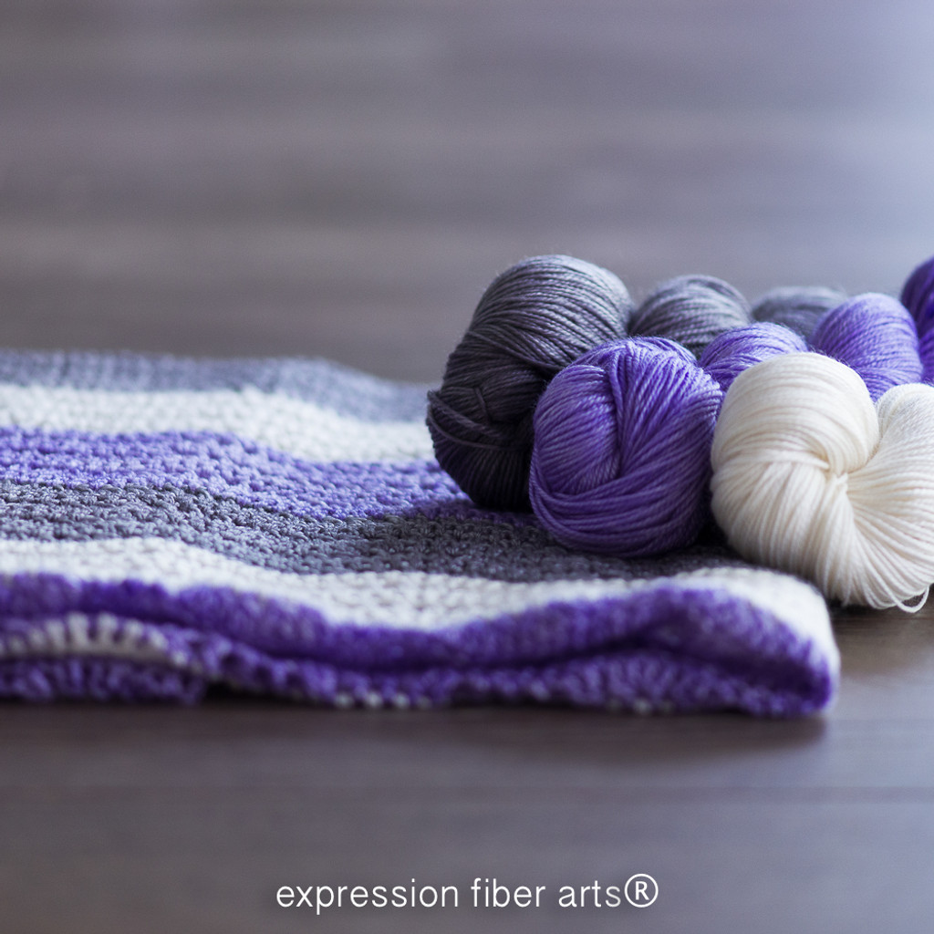 Destiny Crochet Baby Blanket - Expression Fiber Arts, Inc.