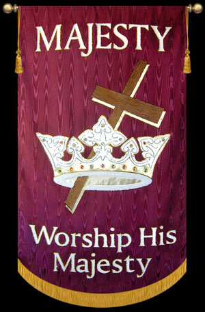 Majesty - Worship His Majesty - Christian Banners for Praise and Worship