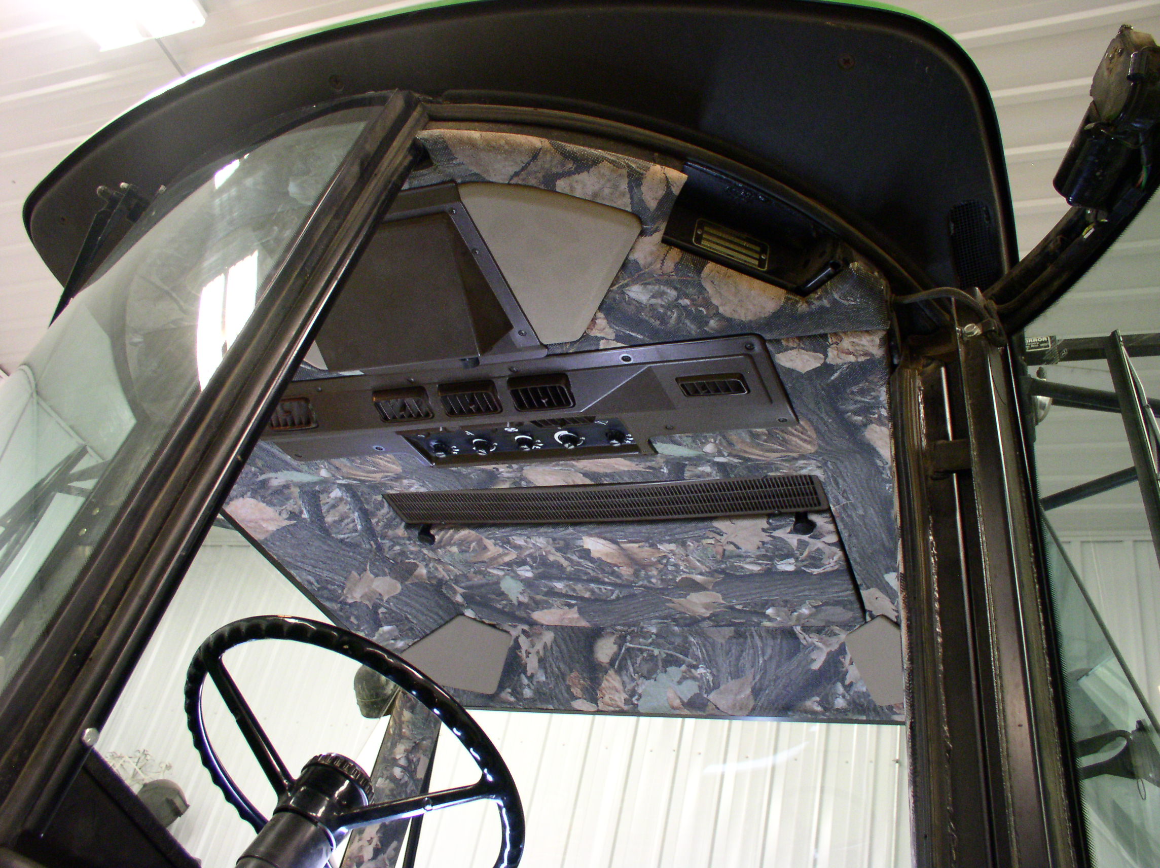 Camouflage Cab Kits A New Option To Personalize Your Tractor Interior