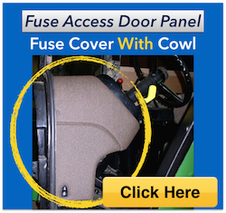 Fuse Access Door Panel - John Deere 4055 4255 4455 4555 ... wiring diagram for john deere 2040 