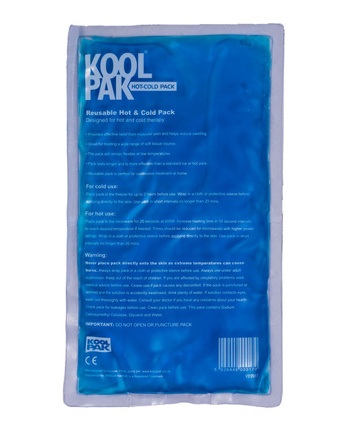 Large Hot & Cold Pack, Koolpak Physical Sports First Aid