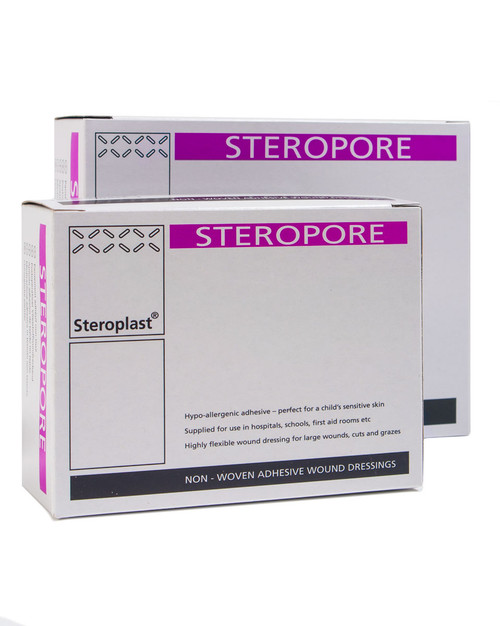Steropore Adhesive Dressings, Box of 25 | Physical Sports First Aid Steropore Adhesive Dressings, Box of 25 | Physical Sports First Aid