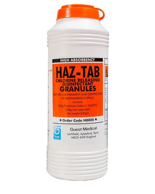 Haz-Tab Chlorine Release Granules | 500g Shaker | Physical Sports First Aid Haz-Tab Chlorine Release Granules | 500g Shaker | Physical Sports First Aid