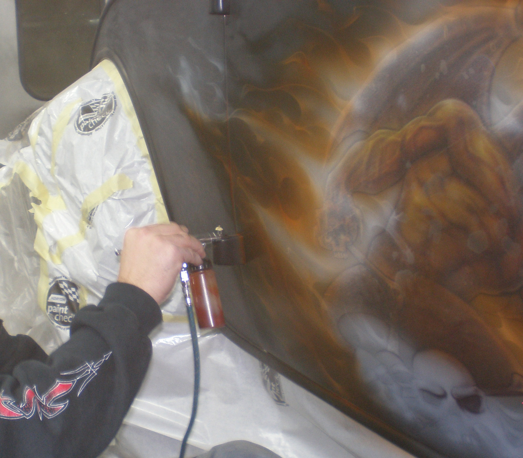 Devil's Ride Airbrush Tutorial 8 Devil's Ride Airbrush Tutorial by Richard Markham