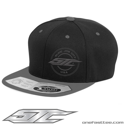 SJC 110F SNAPBACK 2TONE GRAY/BLACK