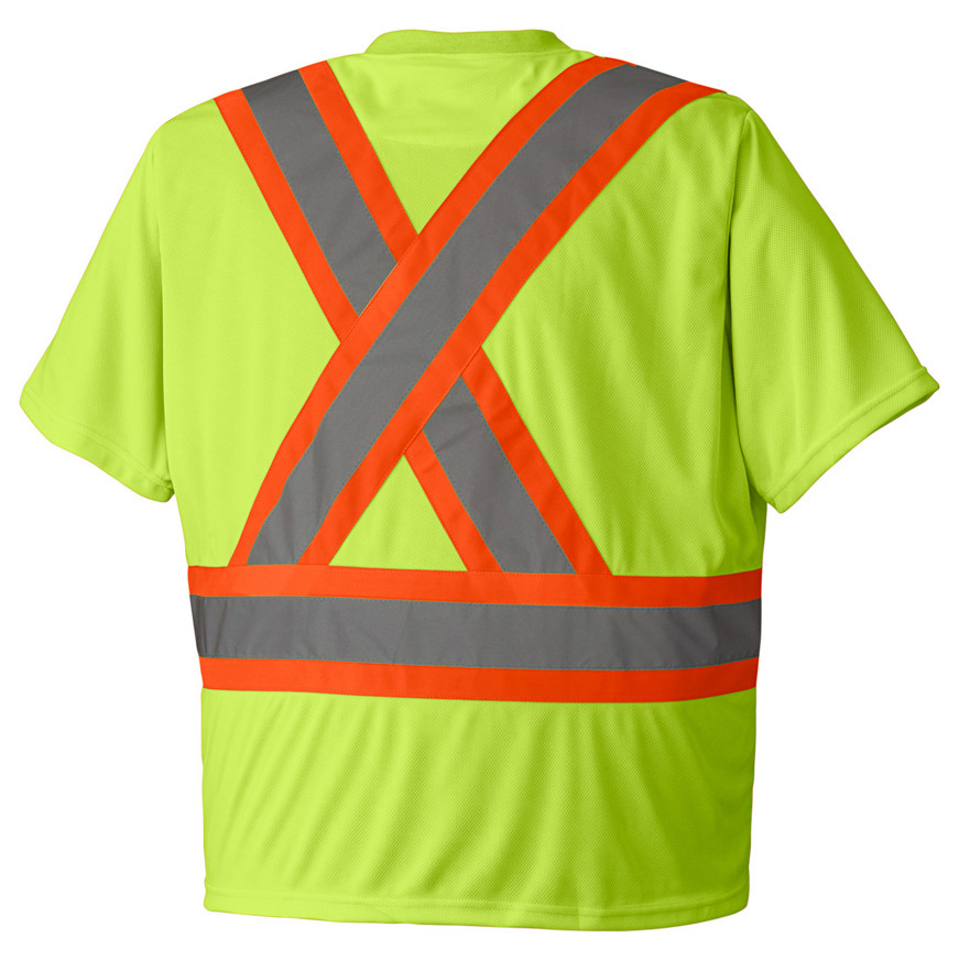 Yellow/Green Birdseye Safety T-shirt