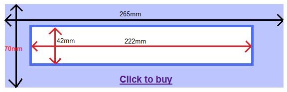 How To Measure Your UPVC Letterbox