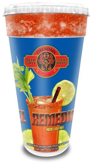 "EL REMEDIO" Michelada Mix with Tamarind Picante Stick (foam cup) 24 pk