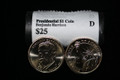 Presidential Dollar: BENJAMIN HARRISON (23RD President)  "D" MINT ROLL