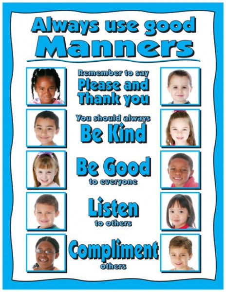 Good Manners Poster