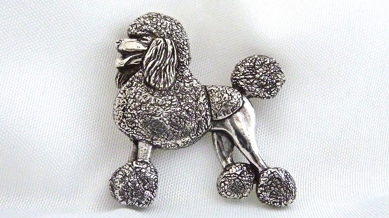 Poodle Pendant Fazio's Cat Jewelry