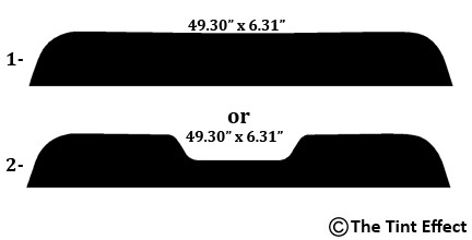 Acura TL Visor Precut Window Tint