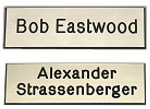 Engraved Trunk Name Plate - Two Lines