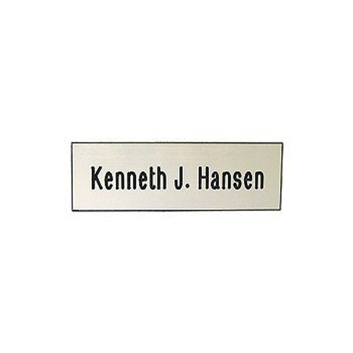 Engraved Trunk Name Plate