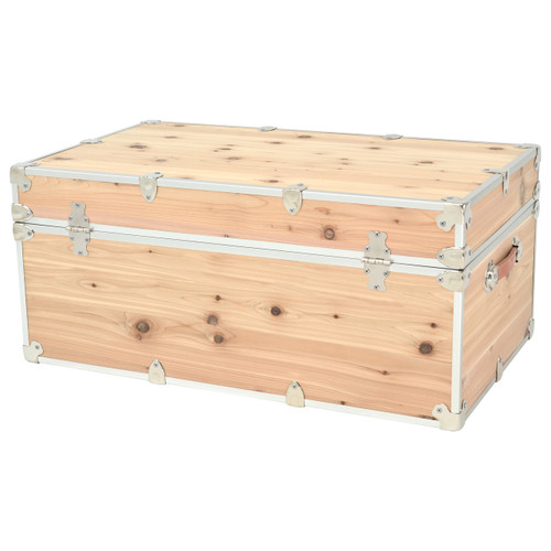 Rhino Large Cedar Storage Trunk back.