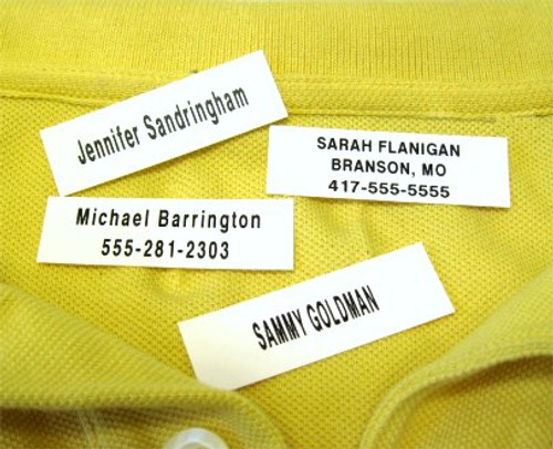 100 Iron-On Name Tapes