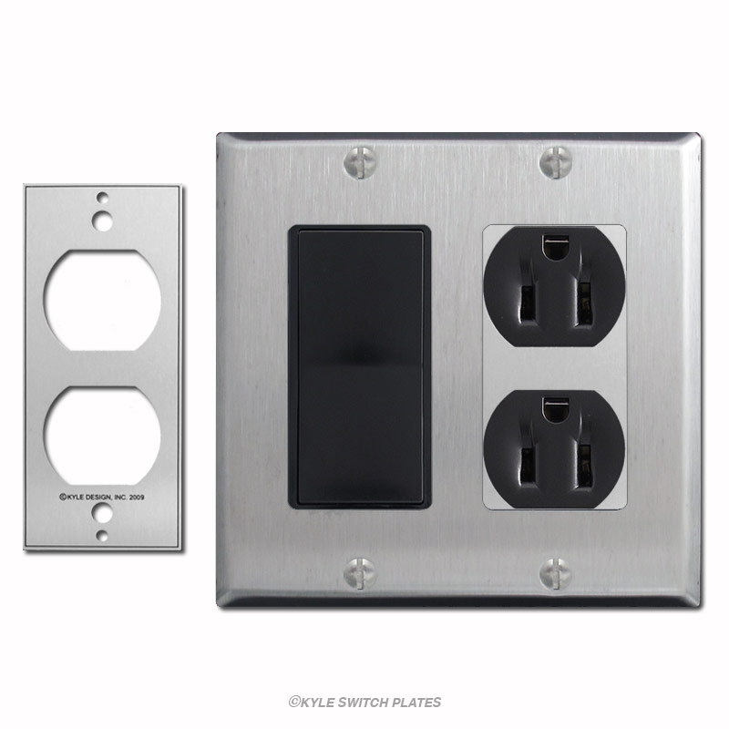 To order: Duplex to Modular Jack Conversion Inserts. Adding blank inserts into the jack openings creates a temporary blank duplex switch plate cover.