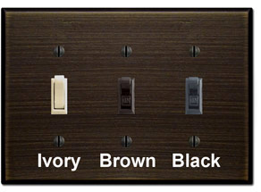 Oil Rubbed Bronze Light Switch Plates & Bronze Outlet Covers