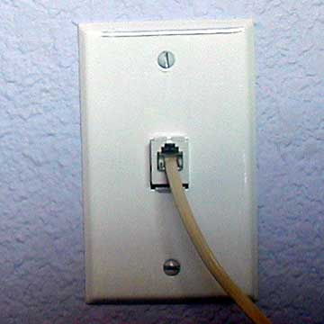 Image result for wall phone jack?