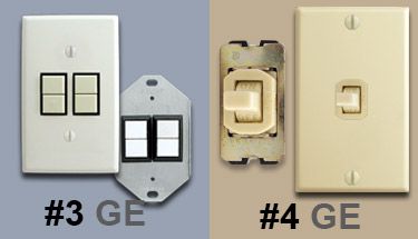 Examples of Low Volt GE Switches