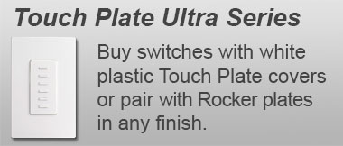 Ultra Replacement Touch-Plate Low Voltage Light Switches