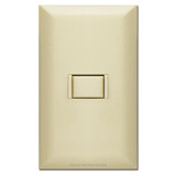 Ivory Touch Plate 5000 Series Low Voltage Single Switch with Plate