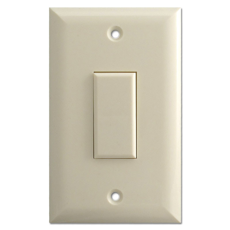 Genesis Touch Plate Light Switch Low Voltage 1 Button Almond Kyle