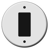 Ceiling Outlet Covers For Round Electrical Box Circular Wall Plates Round Decora Rocker Or Ground Fault Outlet Wall Switch Plates