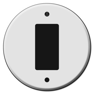 round decora rocker or ground fault outlet wall switch plates locking light switch cover