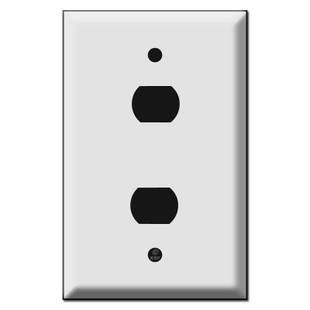 oversized 2 stacked low voltage light switch plate covers stacked light switch
