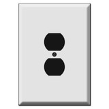 oversized outlet covers oversized switch plates jumbo extra wide light switch cover