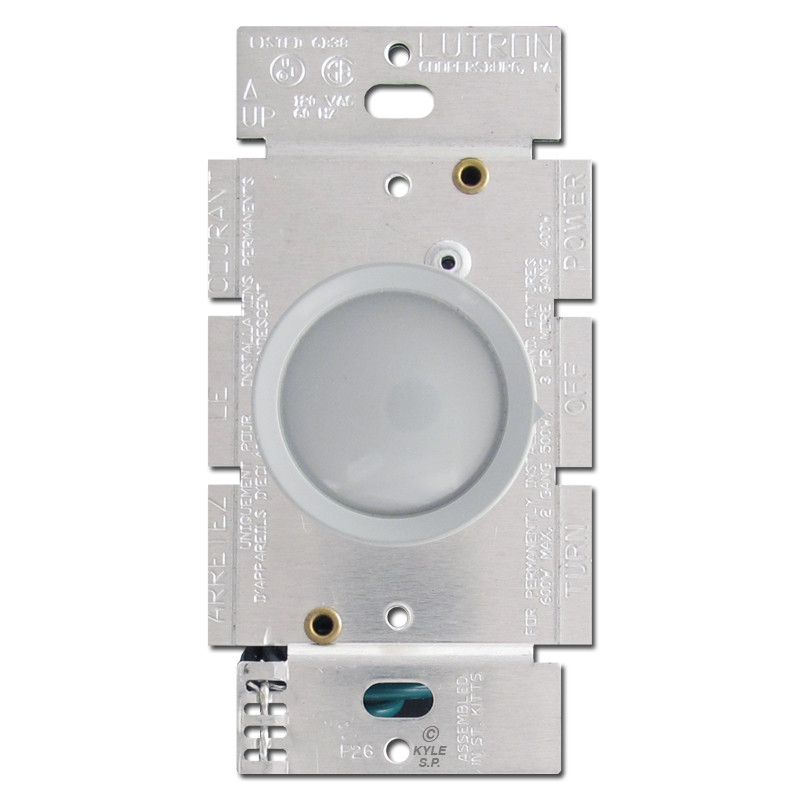 Lutron Grey Light Dimmer Rotary Switch Kyle Switch Plates