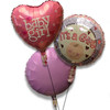Bouquet of 3 Balloons, Baby Girl Pink