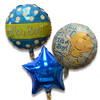 Bouquet of 3 Balloons, Baby Boy Blue