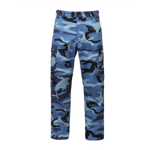 blue fatigue pants