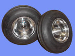 4.00-8  3-Rib Tires & Aluminum Wheels